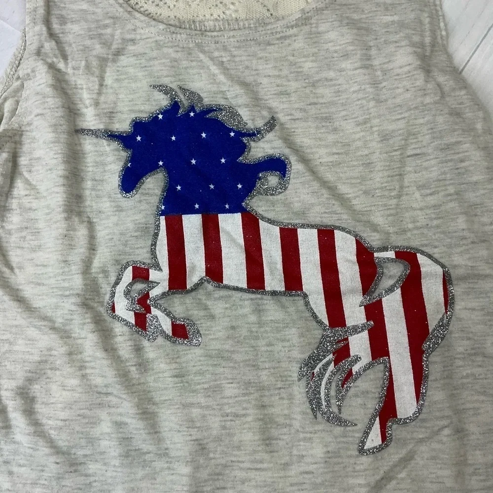 Girls Shirts Bundle Lot Multicolor Set of‎ 5 Summer Spring Tops Size Medium